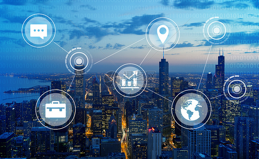 智能科技 未來城市的高清畫卷